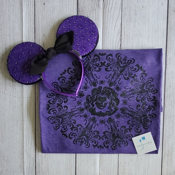 Haunted Mansion Mandala Screenprinted Tee Disney - Picture 3 of 5